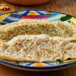 Кутаб с сыром и зеленью 