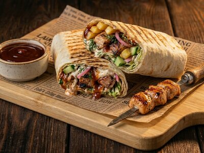 Мангал-ролл Барбекю из курицы