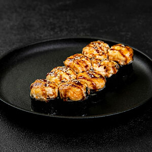 Ролл с мидиями