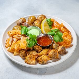 Горячее плато на мангале