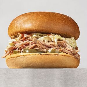 С рваной свининой