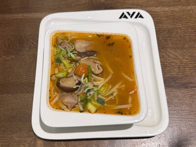 Похмельный рамен с курицей