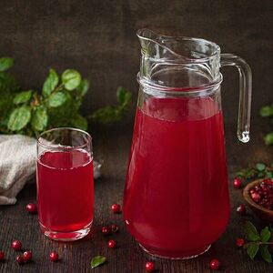 Морс клюквенный собственного приготовления