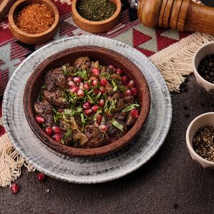 Куриная печень по-грузински