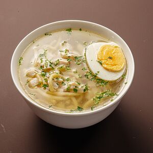 Куриный с домашней пастой