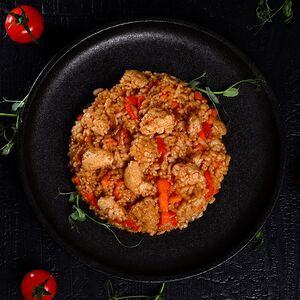 Рис с курицей