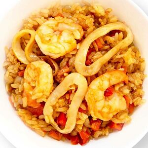 Тяхан с морепродуктами