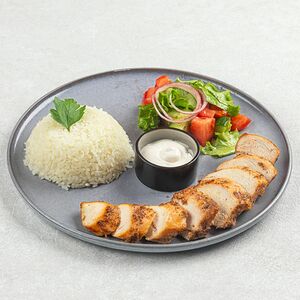 Фитнес обед с рисом