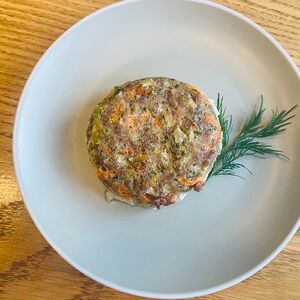 Котлета из индейки с овощами 