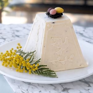 Творожная пасха с цукатами и изюмом