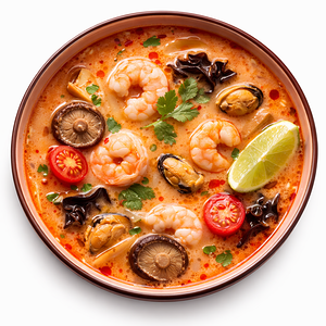 Королевский Том ям с креветками и рисом