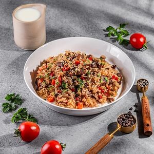 Рис жареный с говядиной