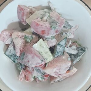 Салат Деренский со сметаной 