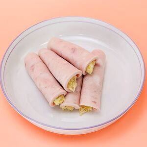 Рулетики из ветчины