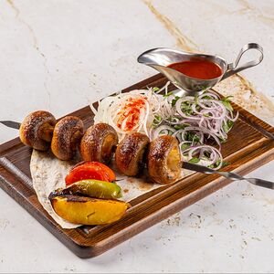 Шашлык из шампиньонов