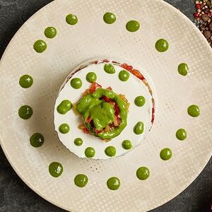 Քամած մածուն պեստո սոուսով