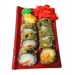 Ролл Сяке чиз темпура (жареный)