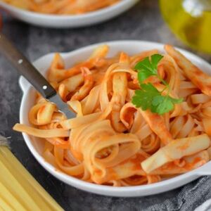 Феттуччине с морепродуктами