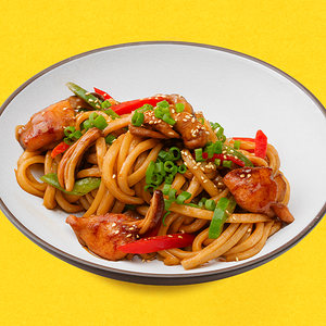 Удон с курицей