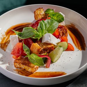 Панцанелла с сыром фета