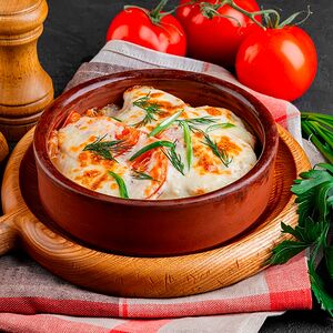 Говядина, запеченная под сыром