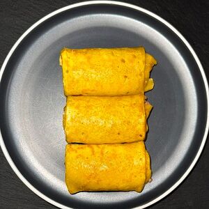 Блинчики с ветчиной и сыром