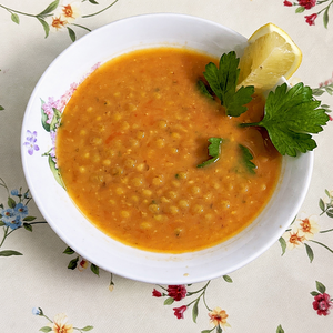 Крем-суп чечевичный