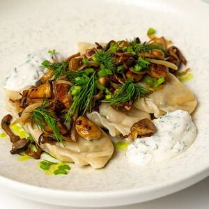 Вареники с картофелем и грибами