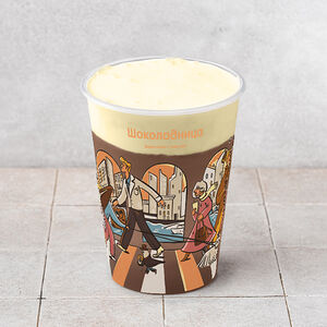 Айс-какао с банановой пеной