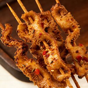 Кисло-острый жареный говяжий рубец