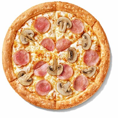 Ветчина и грибы Маленькая Традиционное