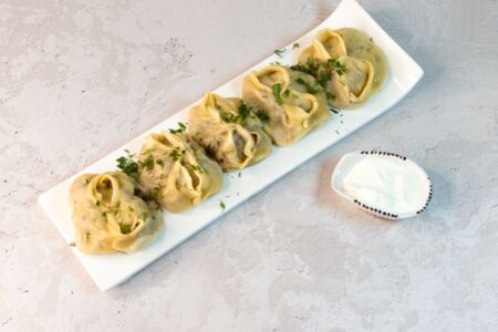 Манты с тыквой