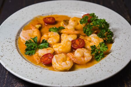 Креветки на гриле