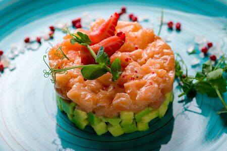 Тартар из лосося