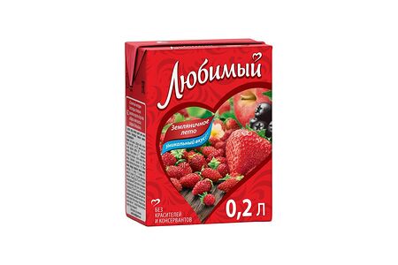 Сок Любимый Земляничное Лето
