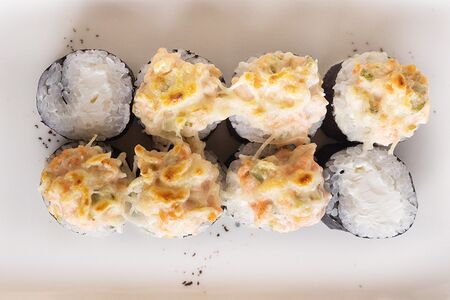 Запеченный с лососем