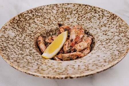 Креветки жареные