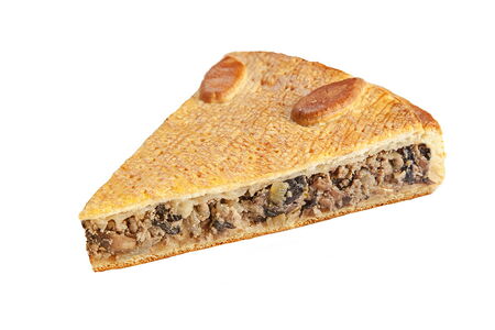 Пирог с мясом и грибами