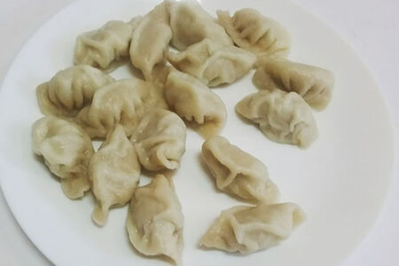 Пельмени с тофу и грибами