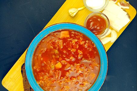 Борщ с говядиной