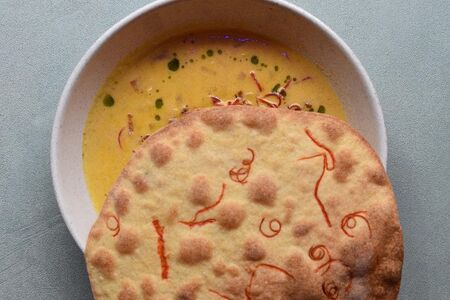 Лососевый суп с беконом