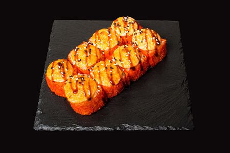 Ролл Калифорния запечённая