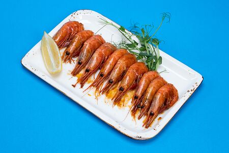 Креветки жареные