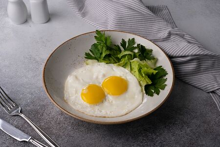 Яичница глазунья