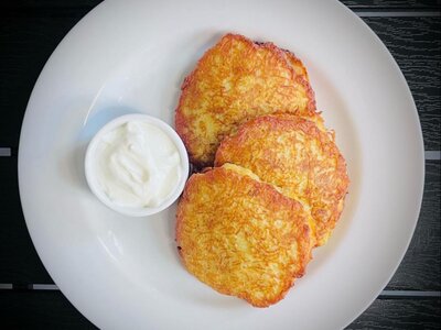 Драники фаршированные мясом