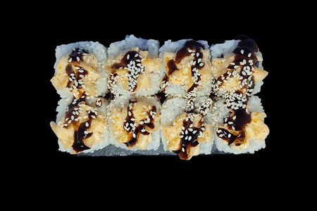 Калифорния в кунжуте запечённая