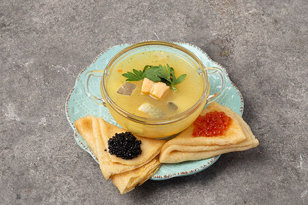 Уха из семги и палтуса