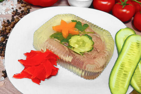 Заливное из языка