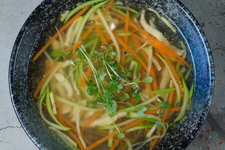 Куриный суп с лапшой