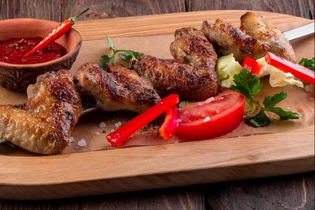 Куриные крылышки острые